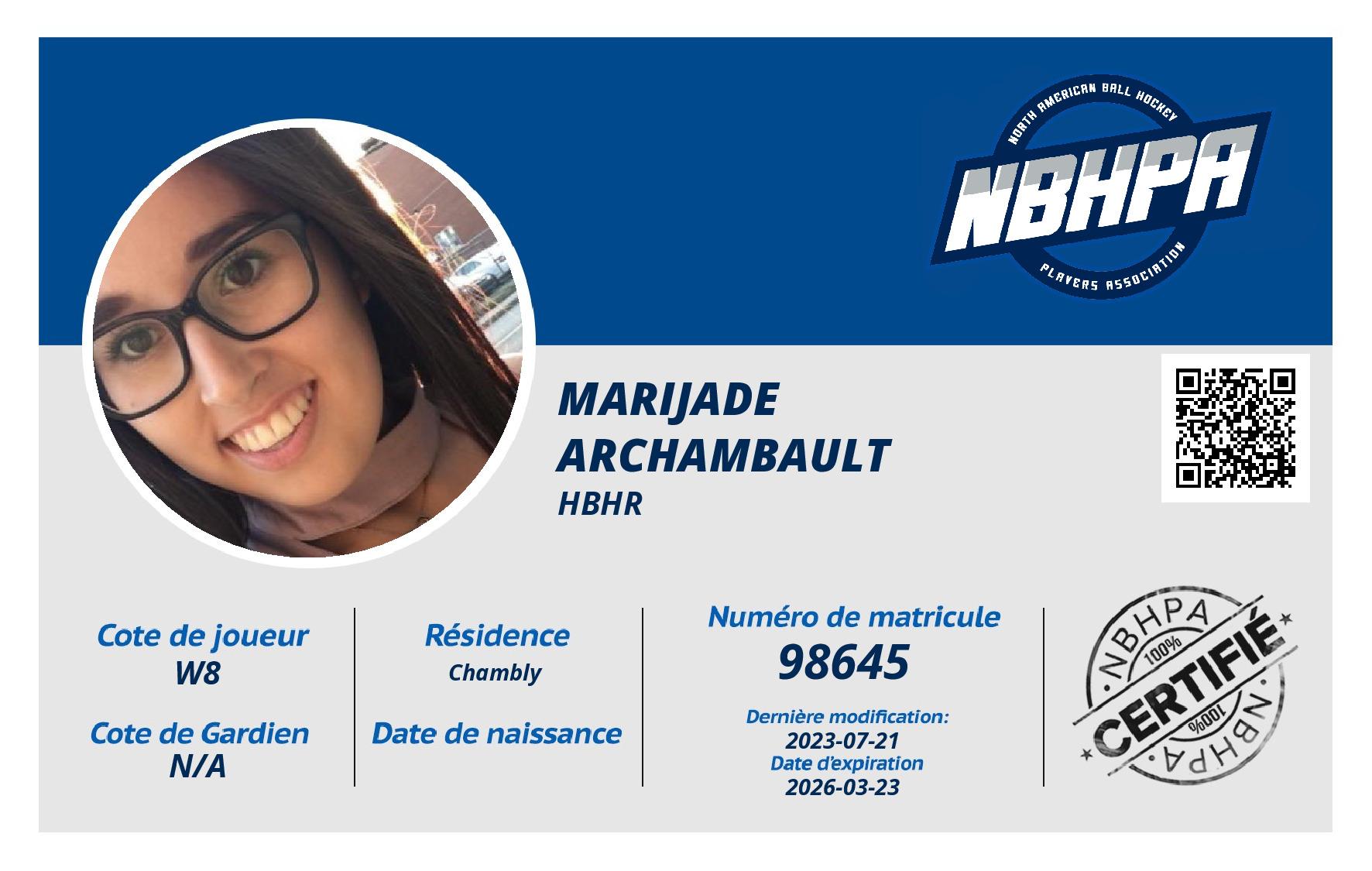 Marijade Archambault 