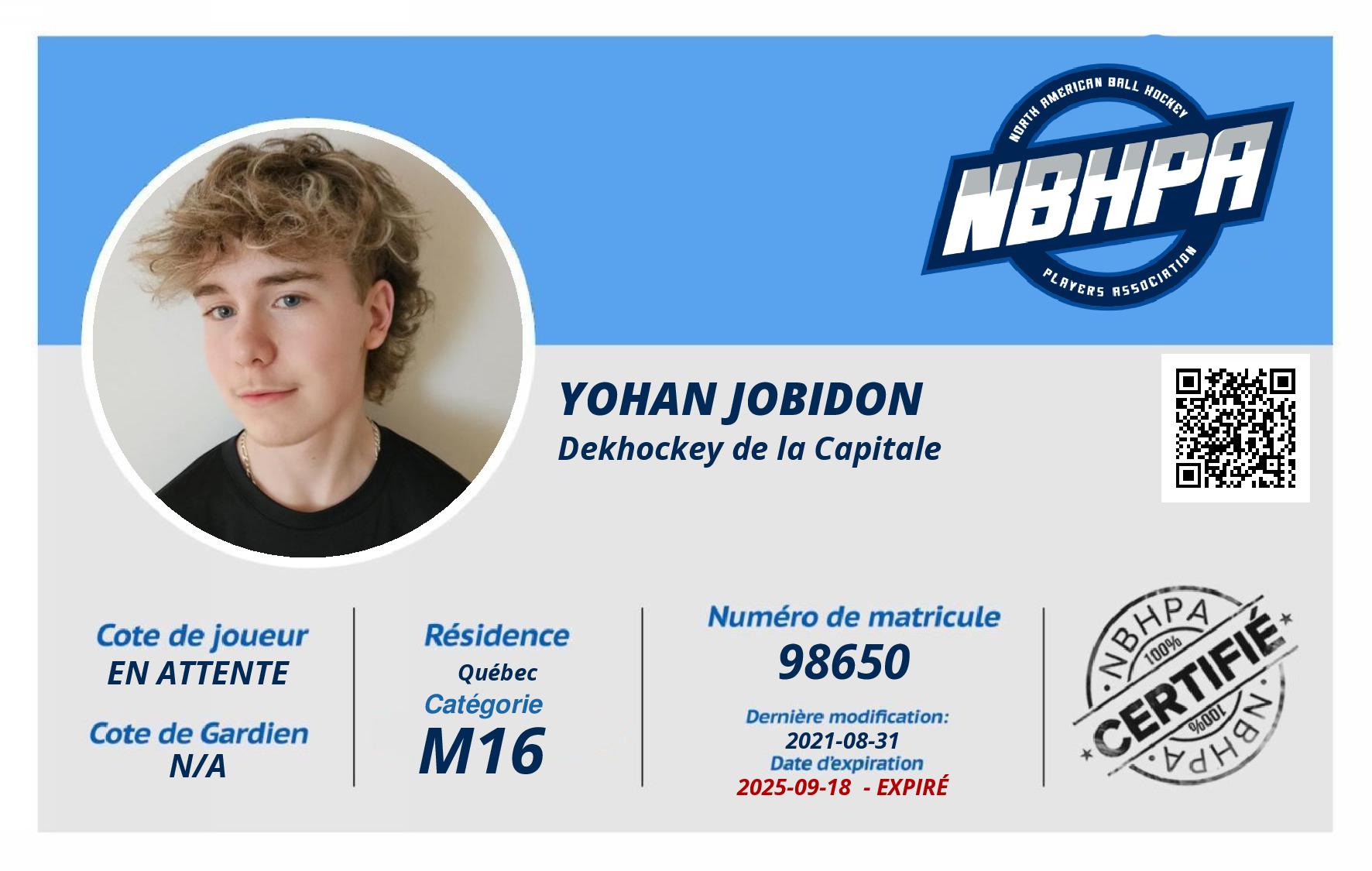 Yohan Jobidon