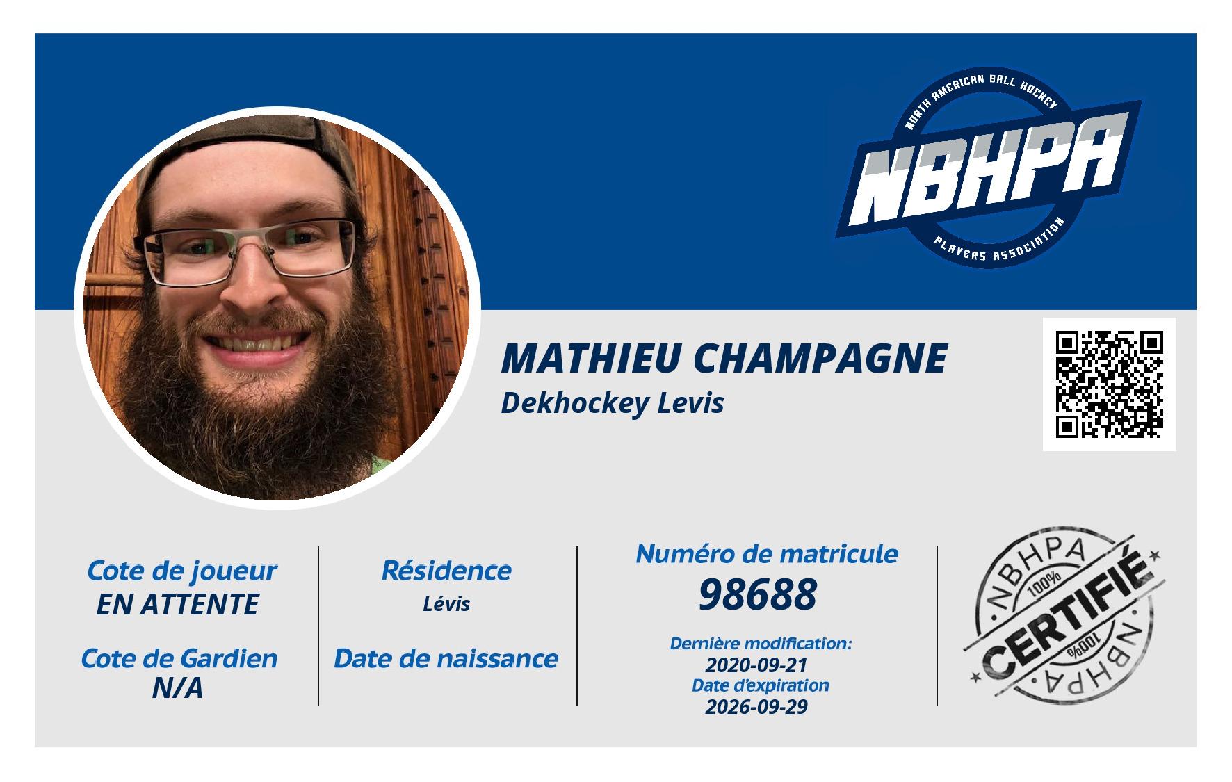Mathieu Champagne