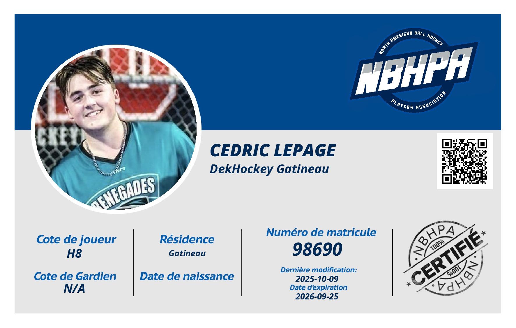 Cedric Lepage