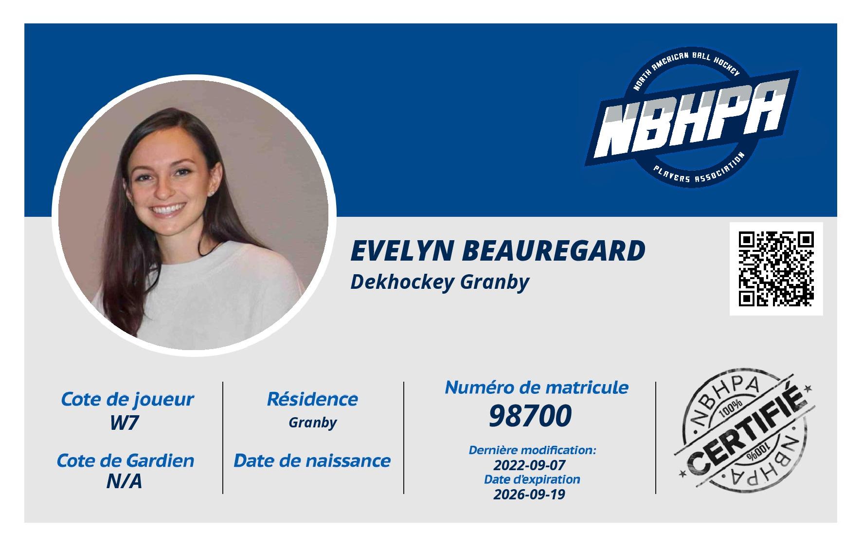 Evelyn Beauregard