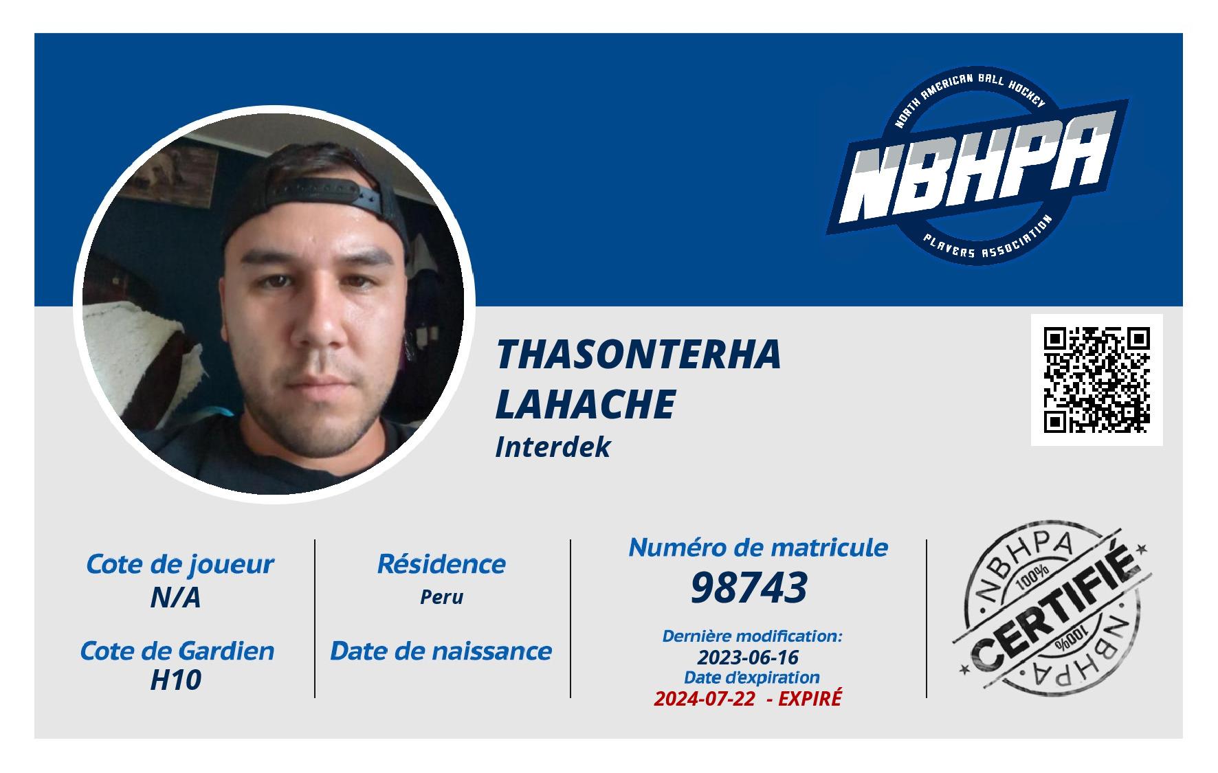 Thasonterha Lahache