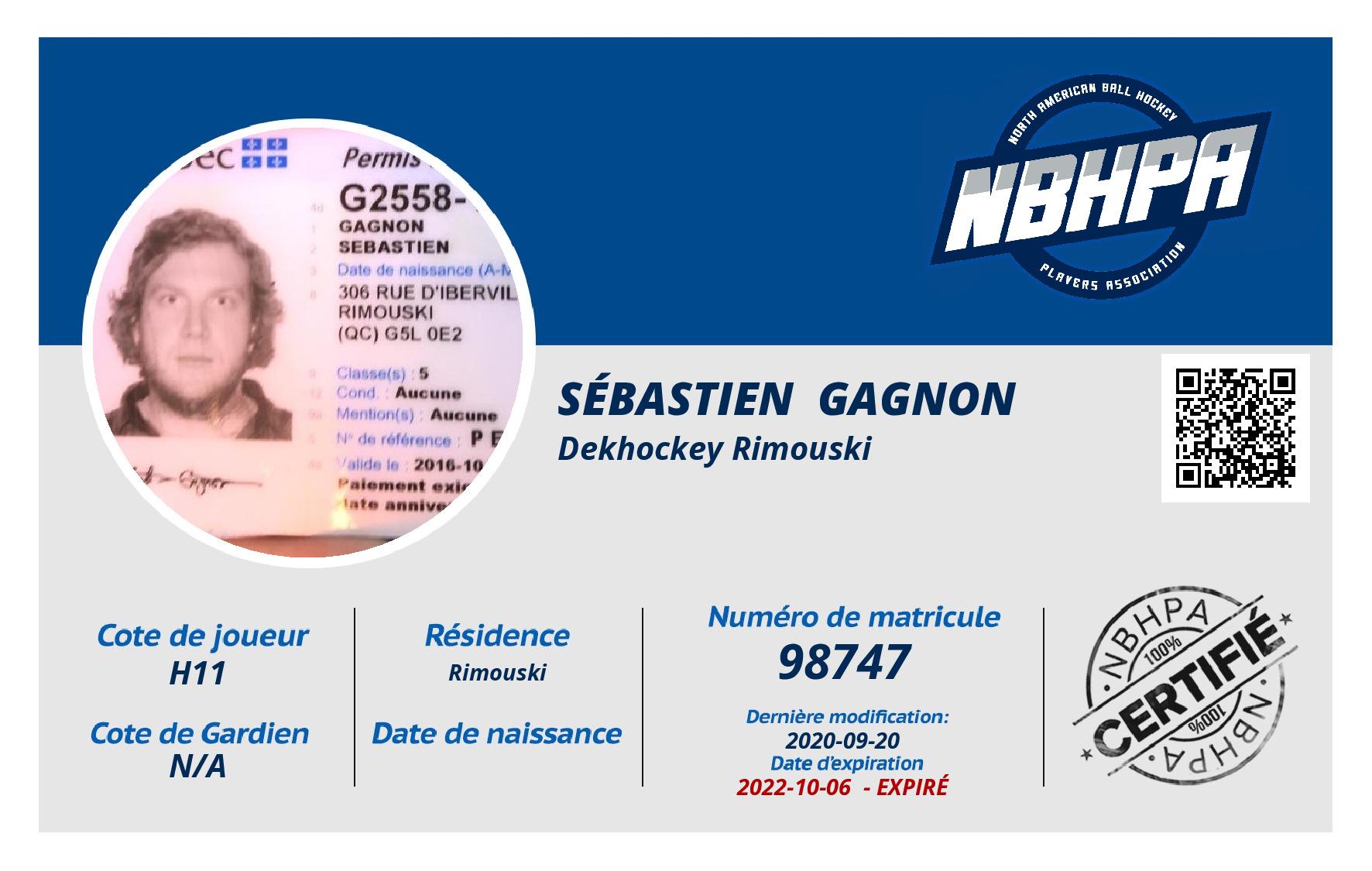 Sébastien  Gagnon