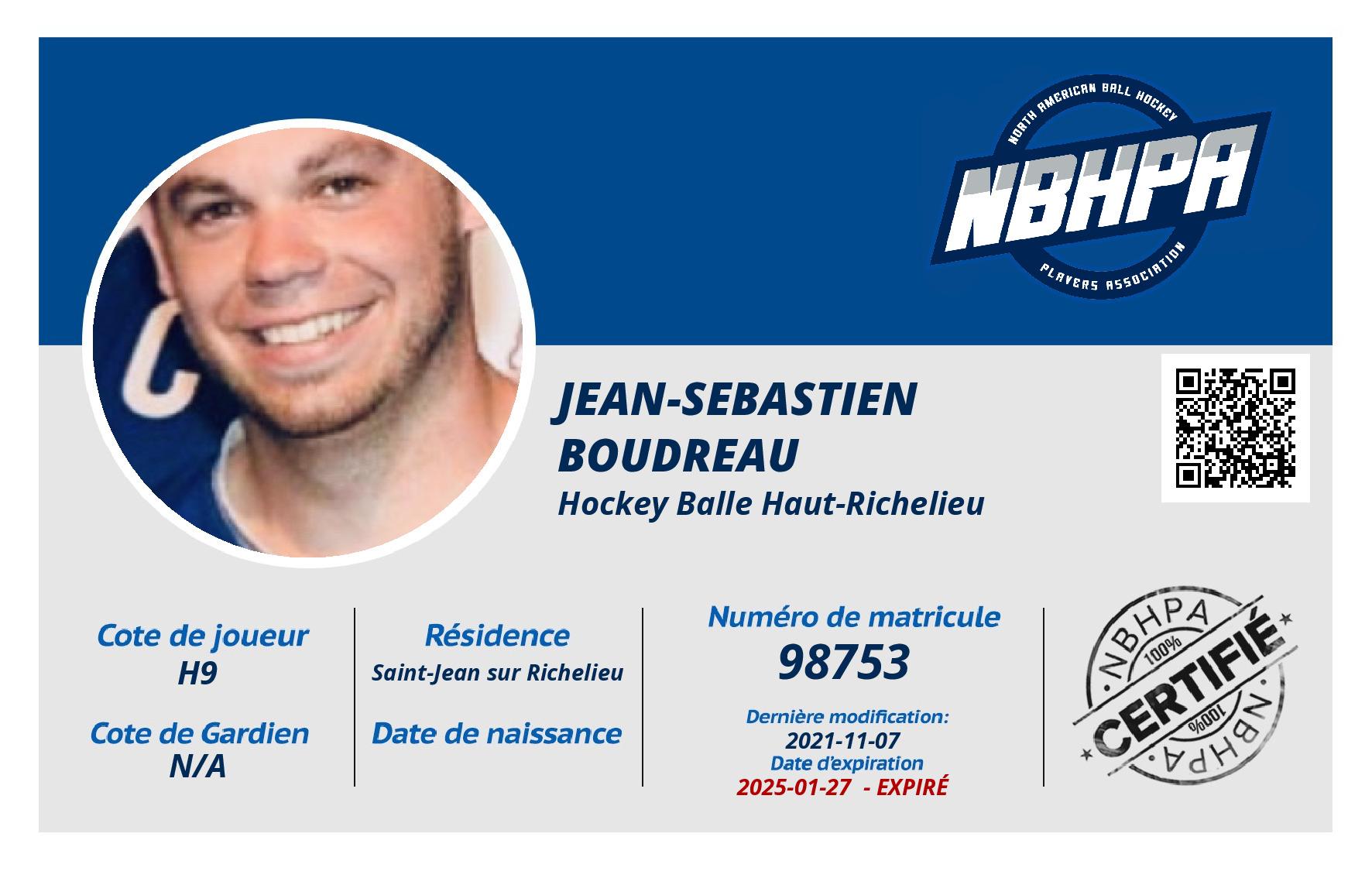 Jean-Sebastien Boudreau