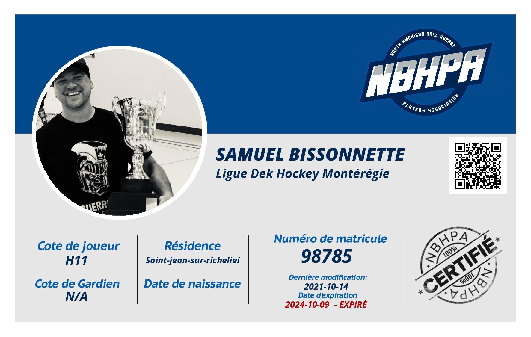 Samuel Bissonnette