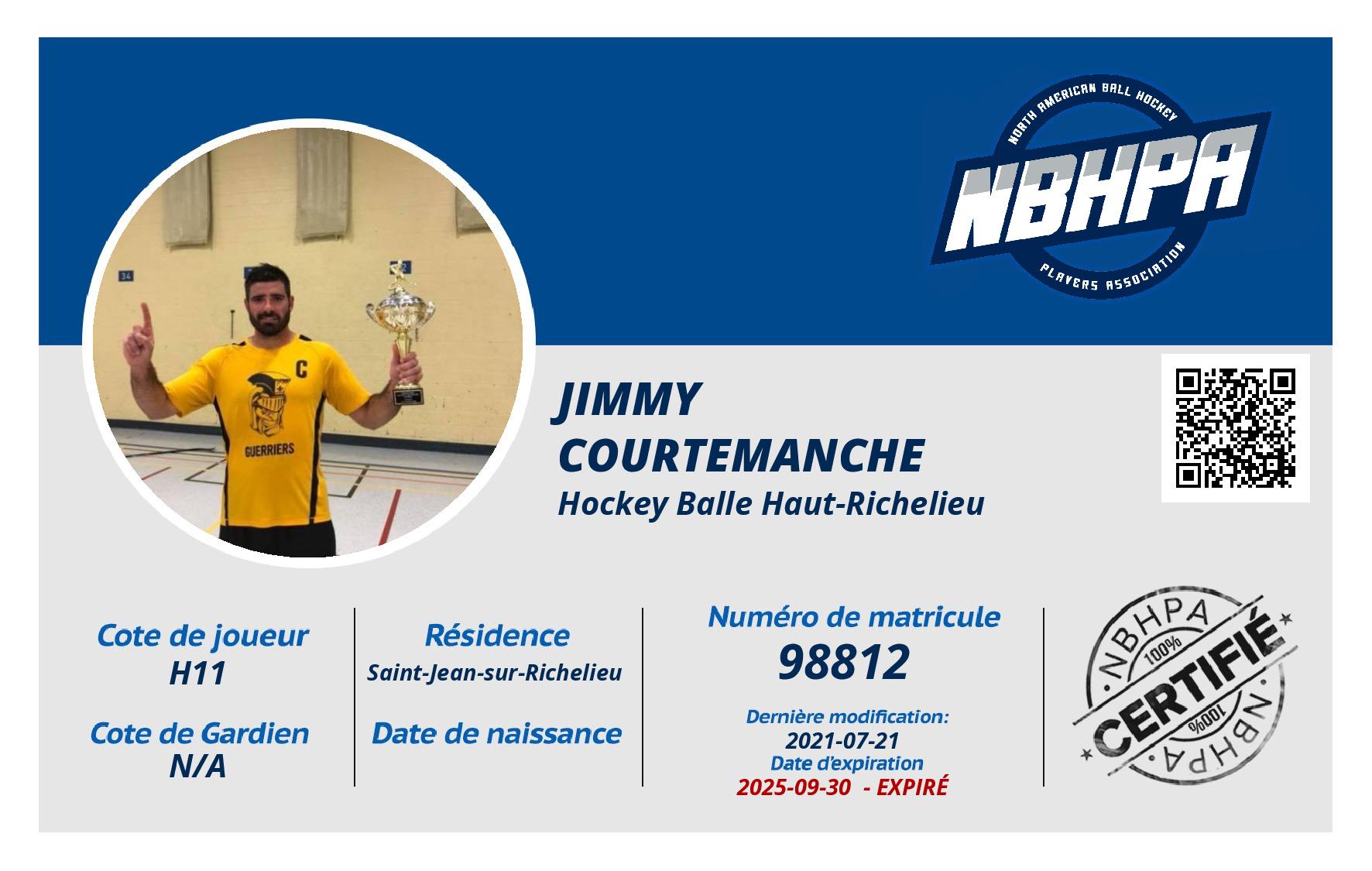 Jimmy  Courtemanche 