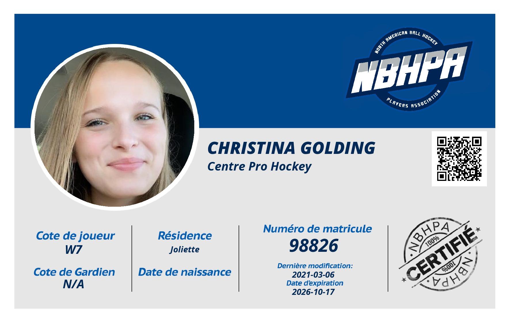 Christina Golding