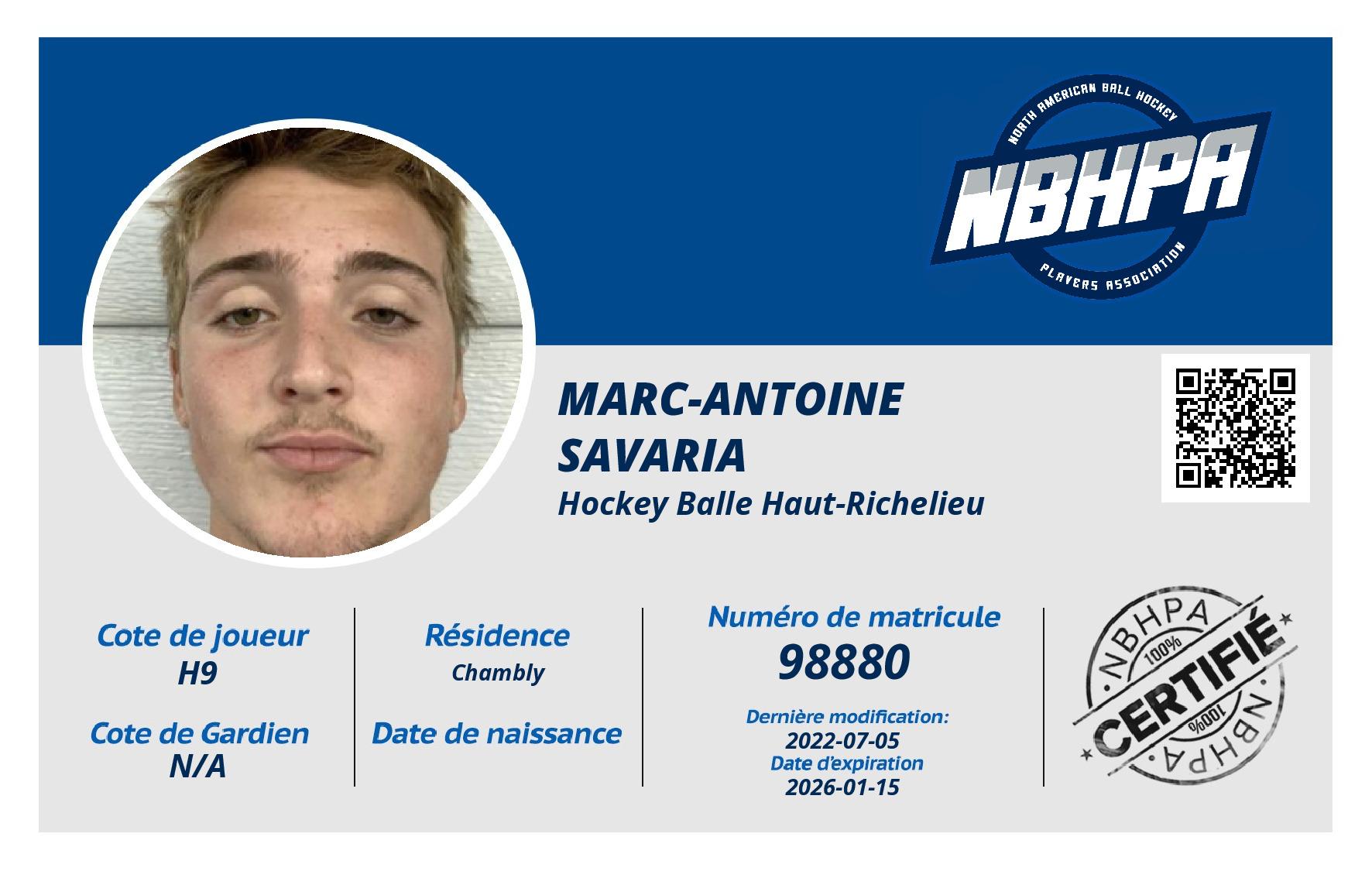 Marc-antoine Savaria
