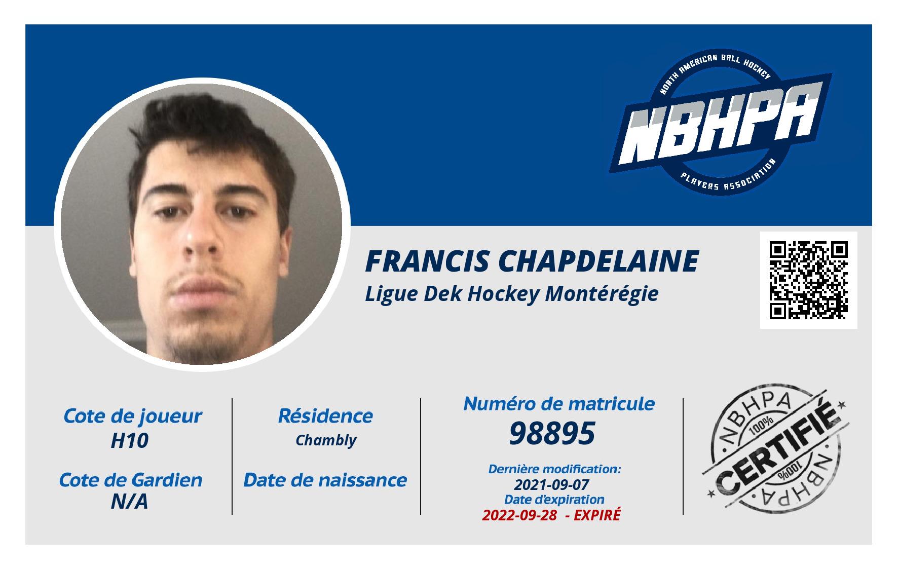 Francis Chapdelaine