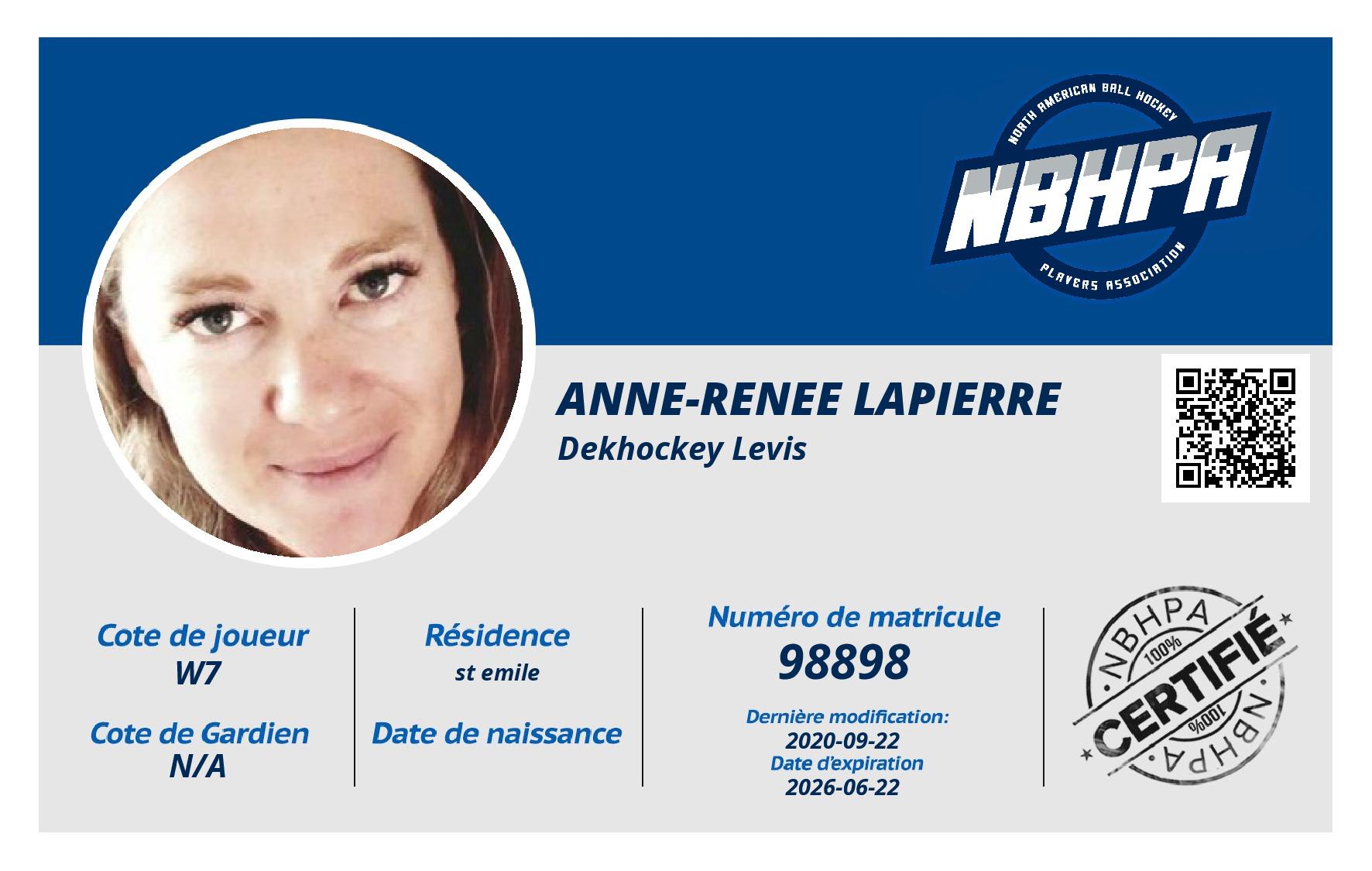 Anne-Renee Lapierre