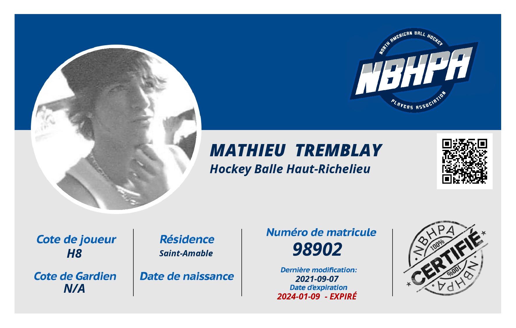 Mathieu  Tremblay 