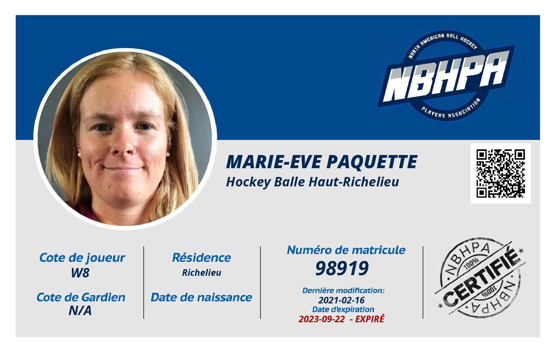 Marie-Eve Paquette