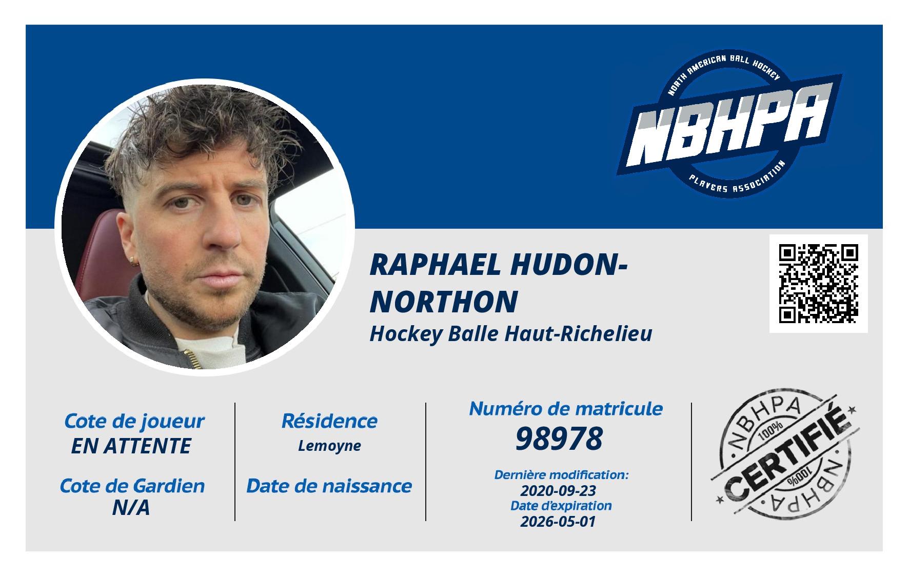 Raphael Hudon-Northon