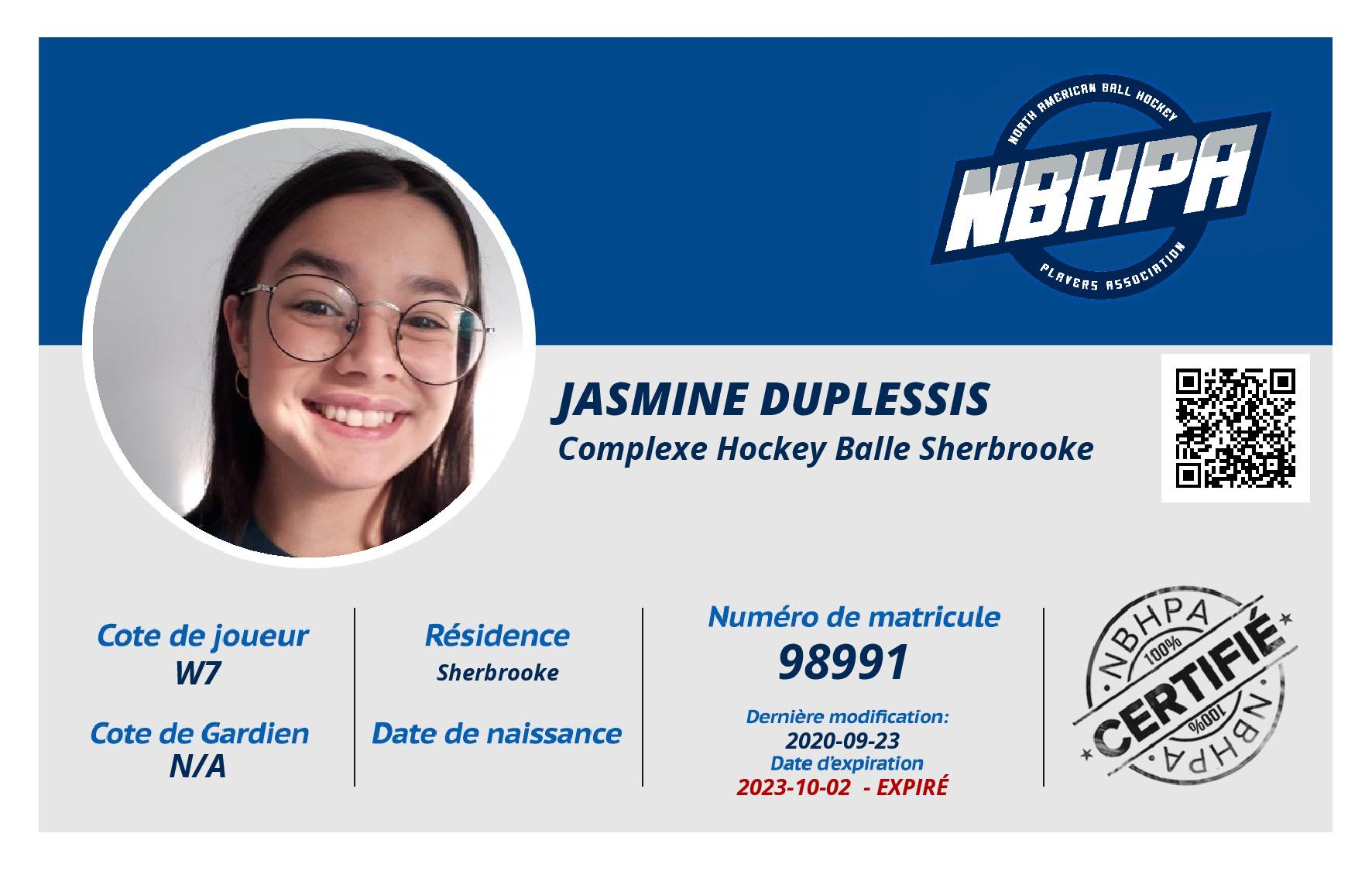 Jasmine Duplessis