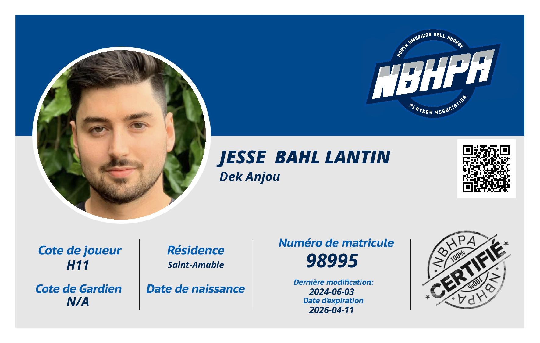 Jesse  Bahl Lantin