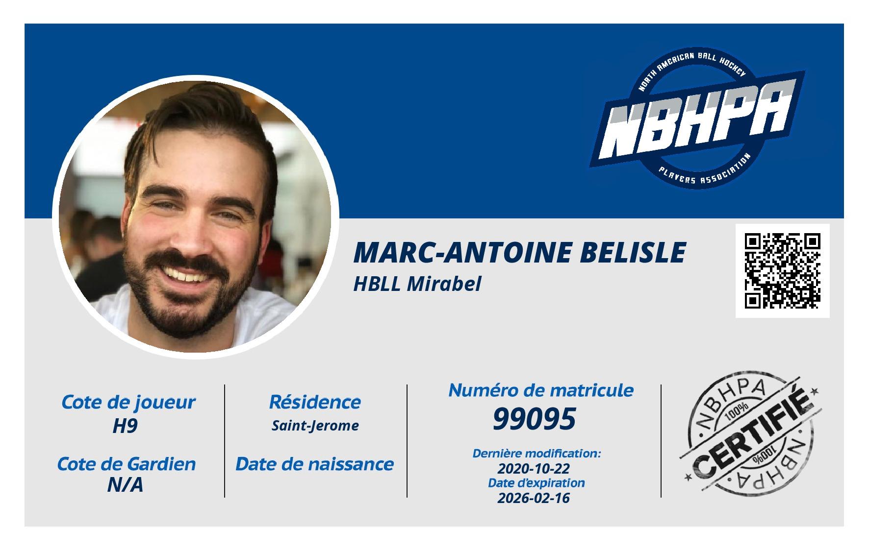 Marc-Antoine Belisle