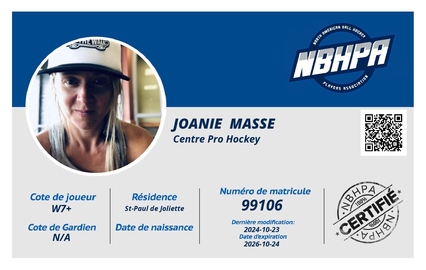 Joanie  Masse