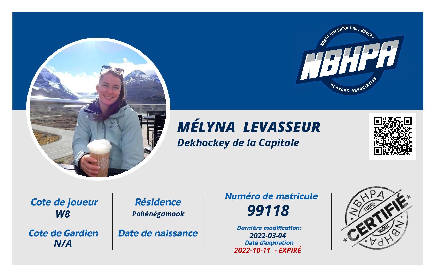 Mélyna  Levasseur