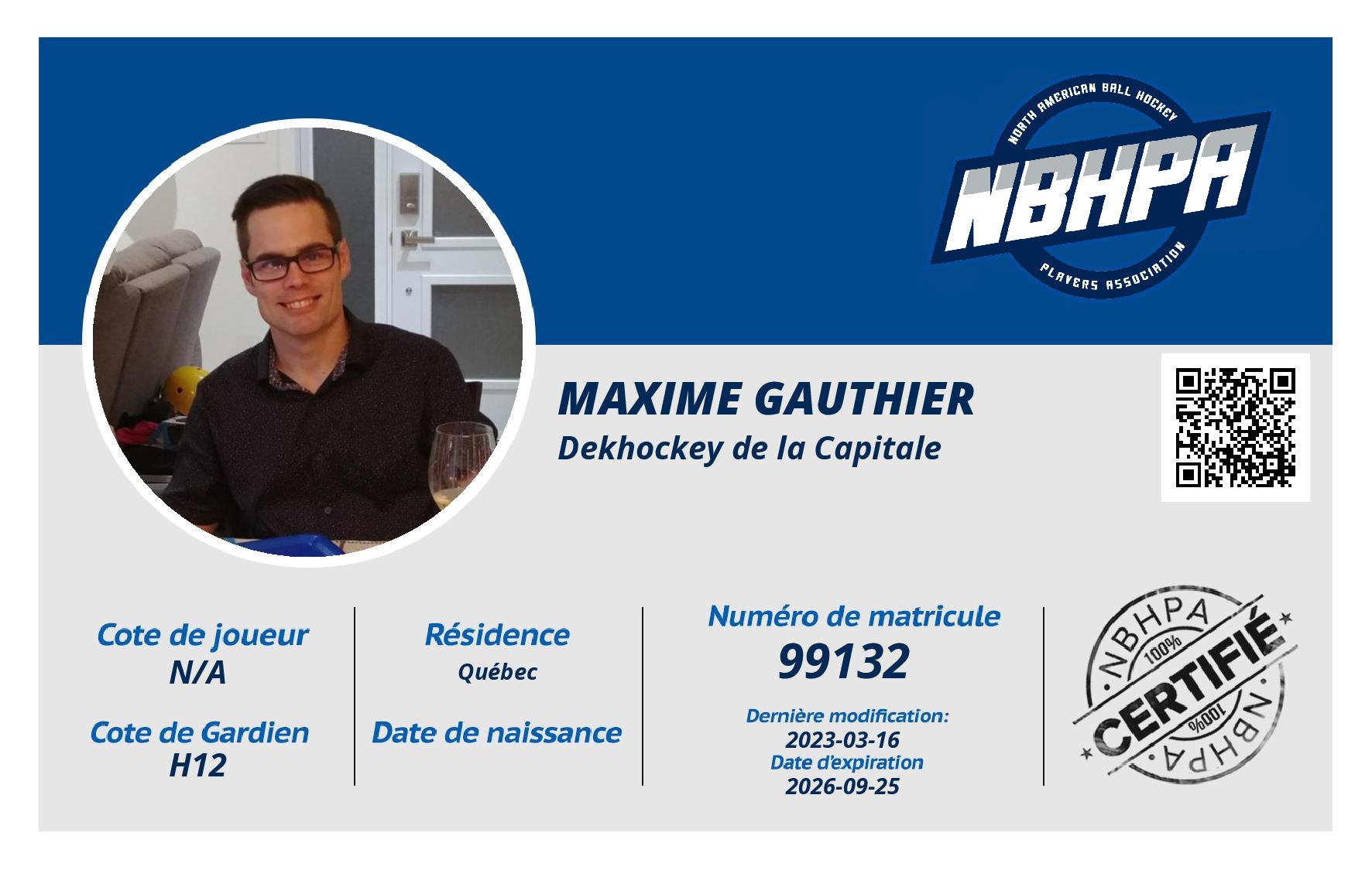 Maxime Gauthier