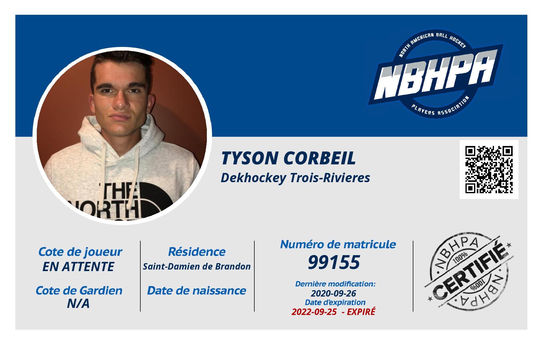 Tyson Corbeil