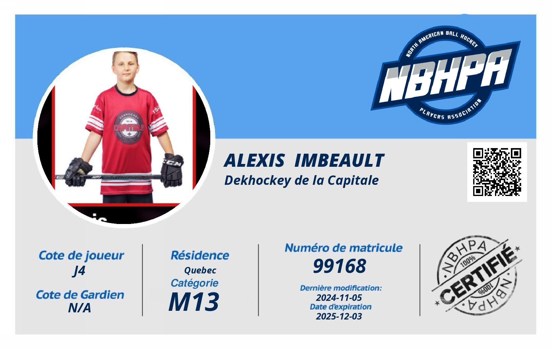 Alexis  Imbeault 