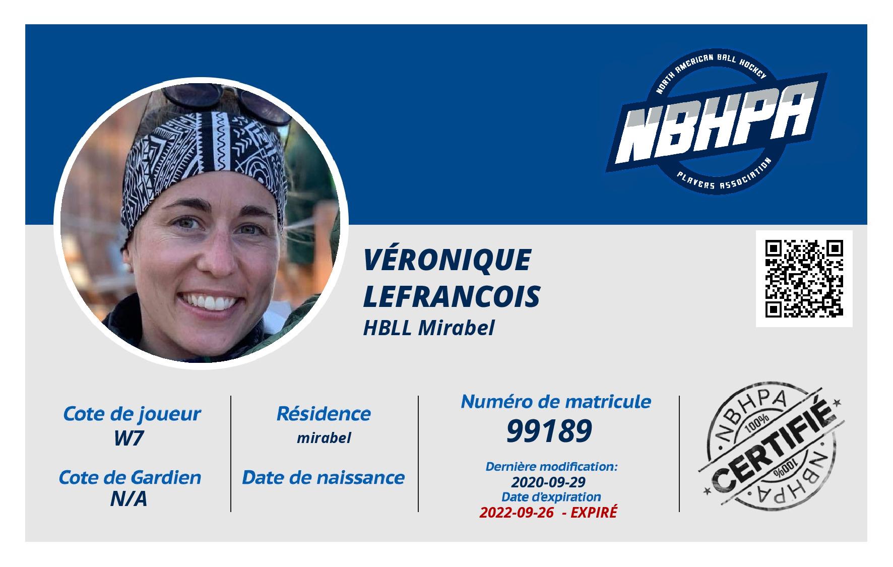 Véronique  Lefrancois