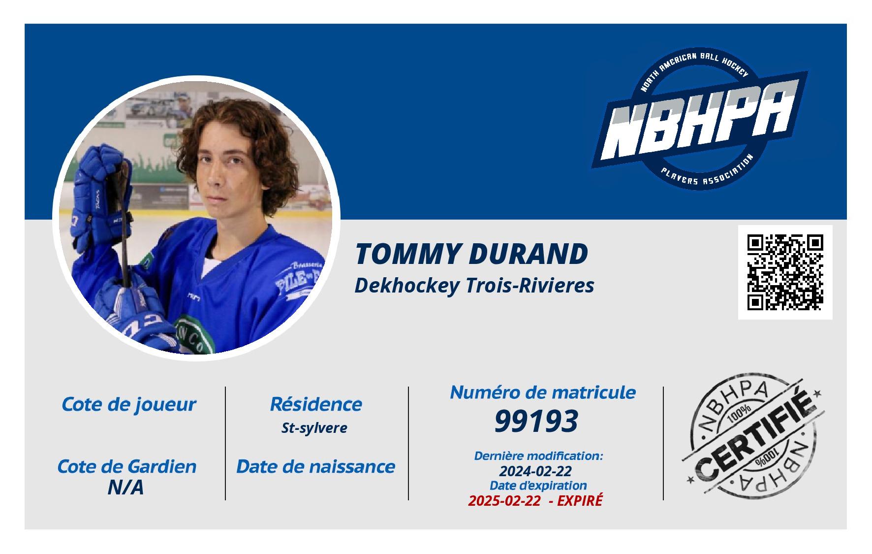 Tommy Durand