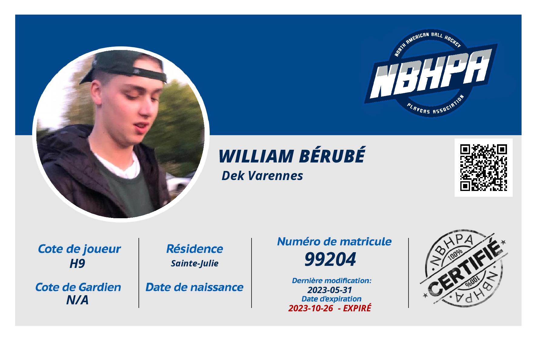 William Bérubé