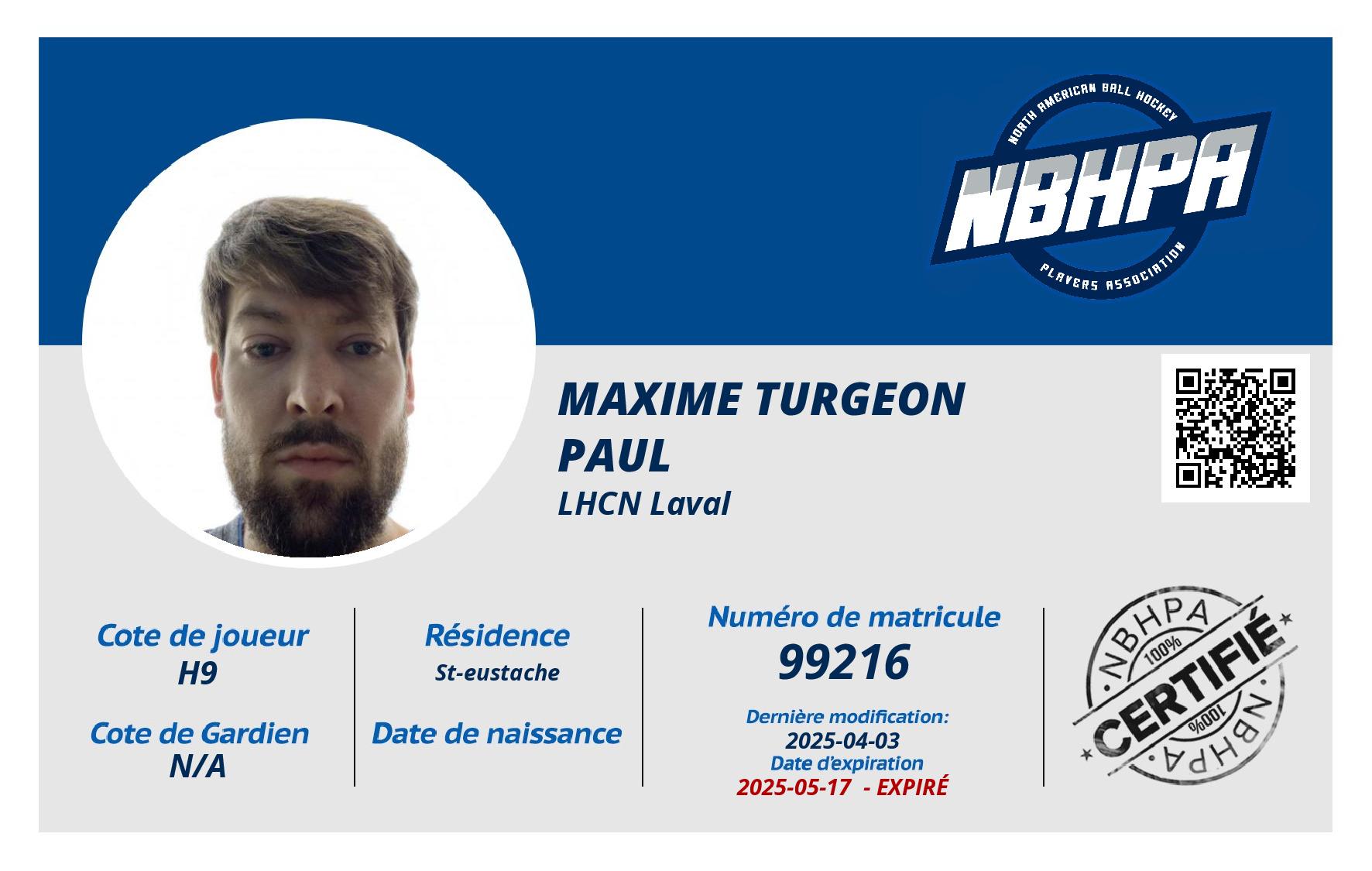 Maxime Turgeon Paul