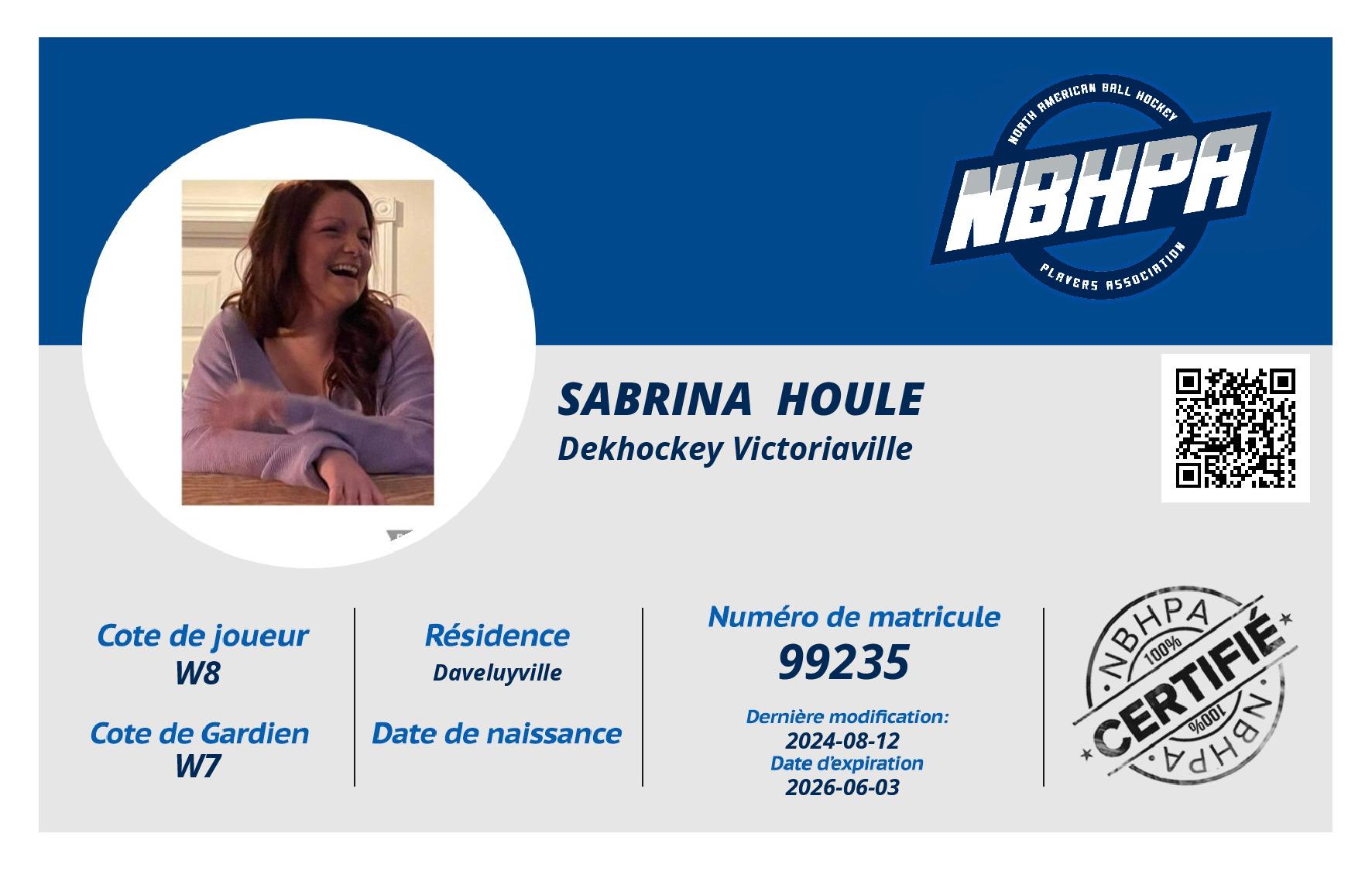 Sabrina  Houle