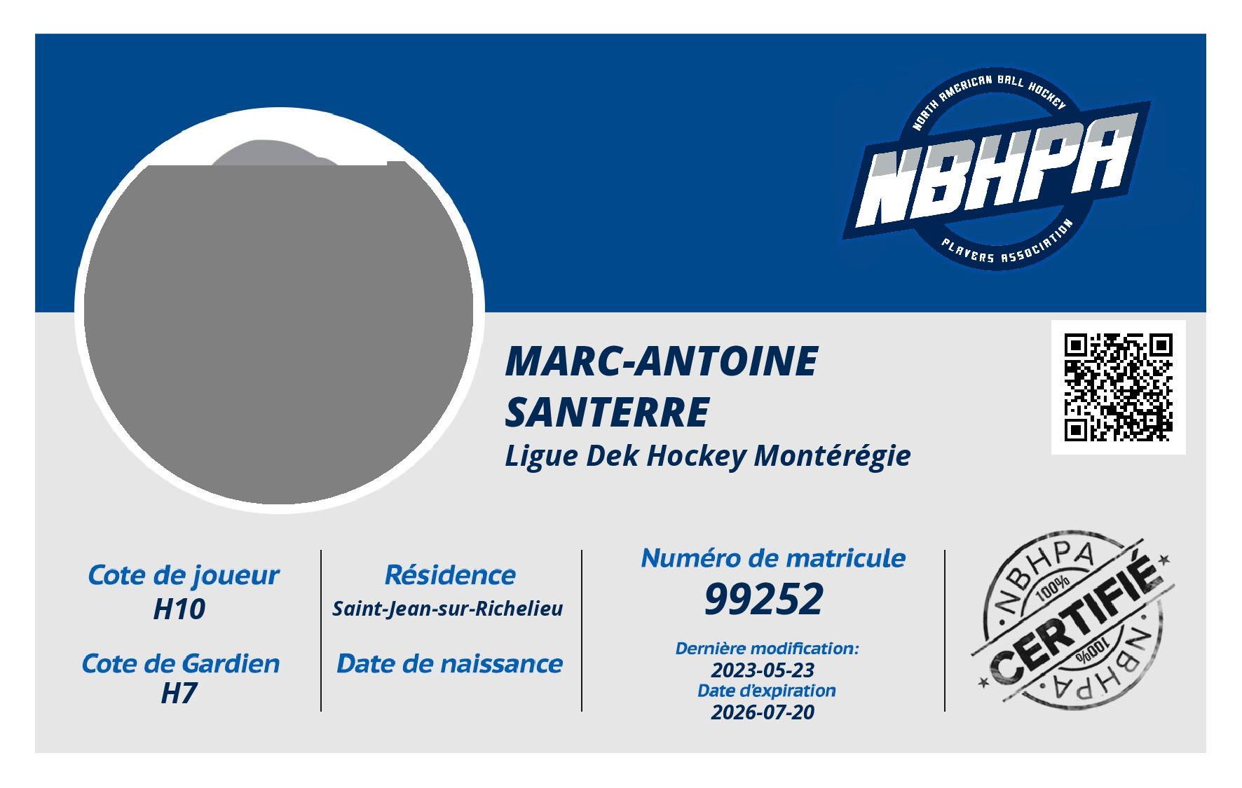 Marc-Antoine  Santerre