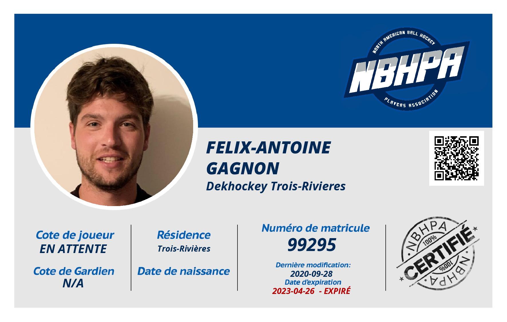 Felix-Antoine Gagnon