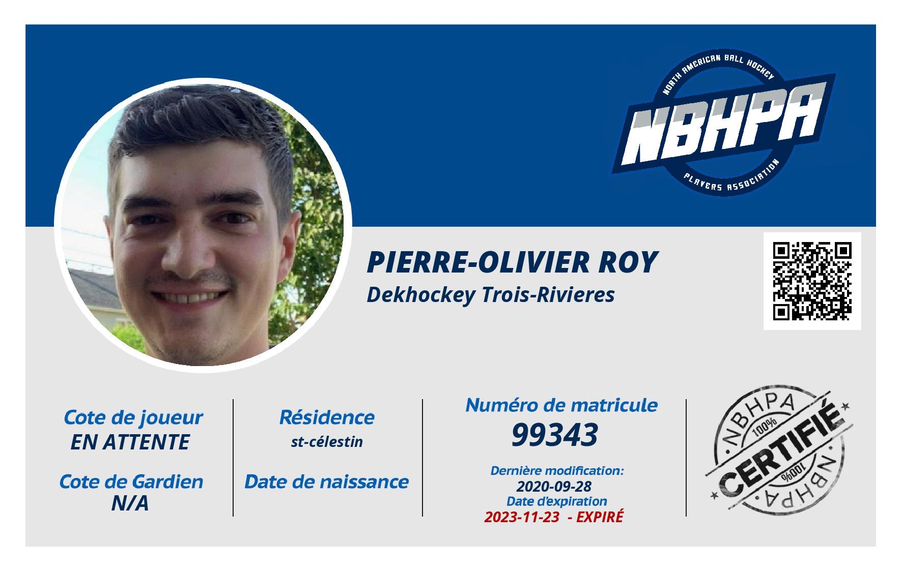 Pierre-Olivier Roy