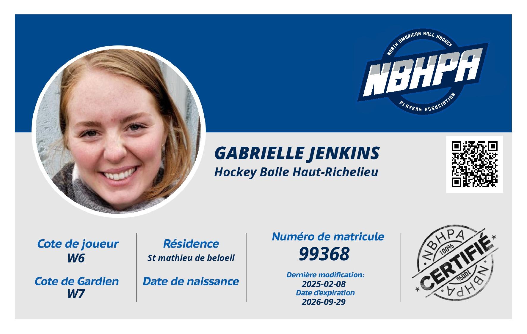 Gabrielle Jenkins