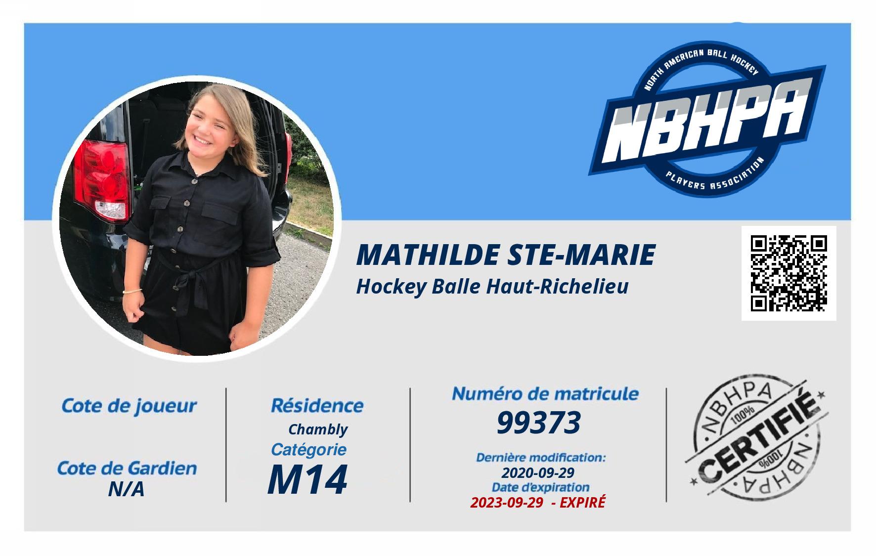 Mathilde Ste-Marie