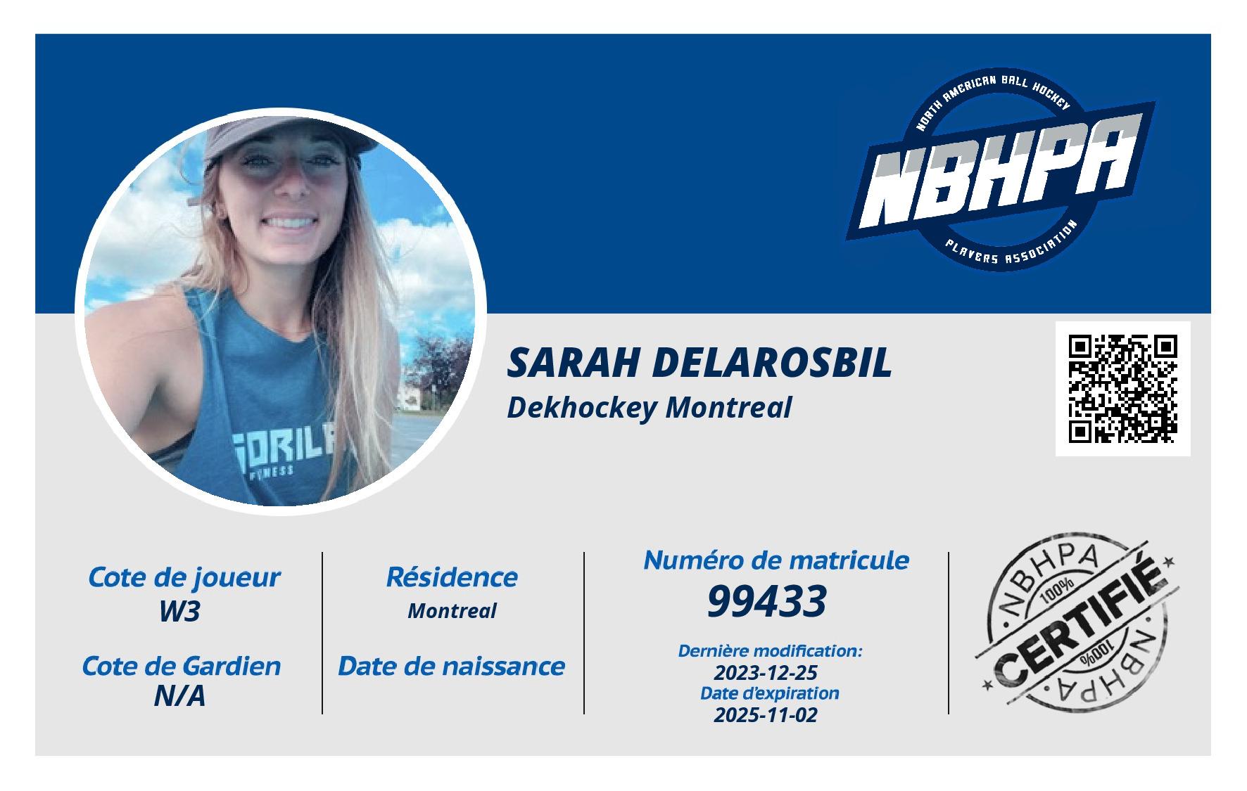 Sarah Delarosbil