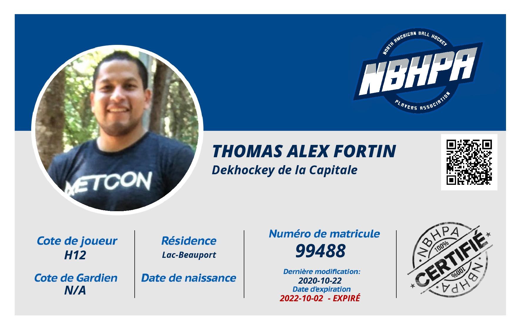 Thomas Alex Fortin