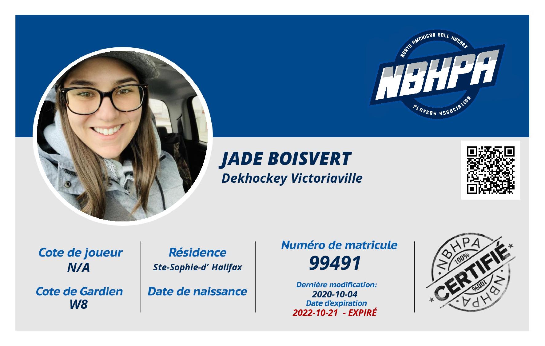 Jade Boisvert