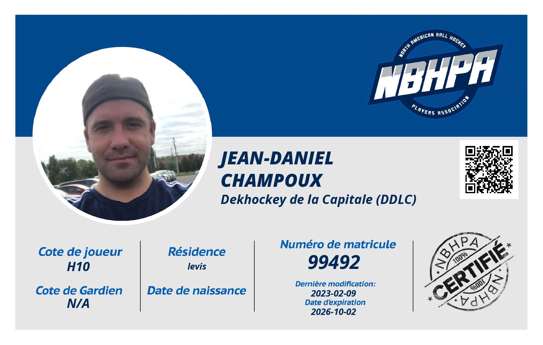 Jean-Daniel  Champoux