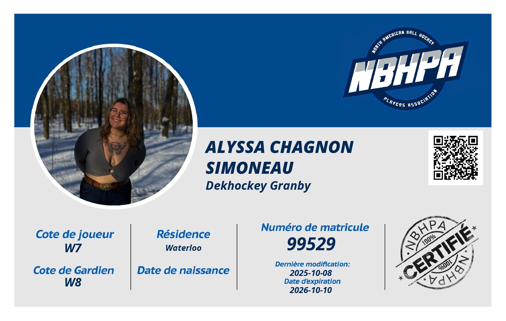 Alyssa Chagnon Simoneau 