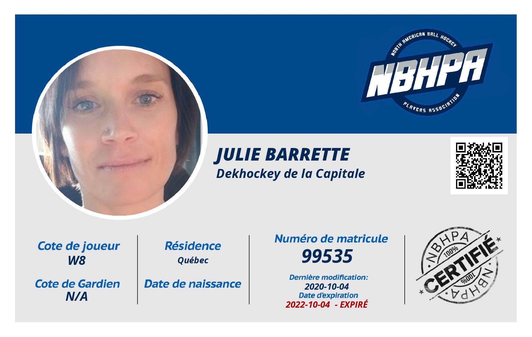Julie Barrette