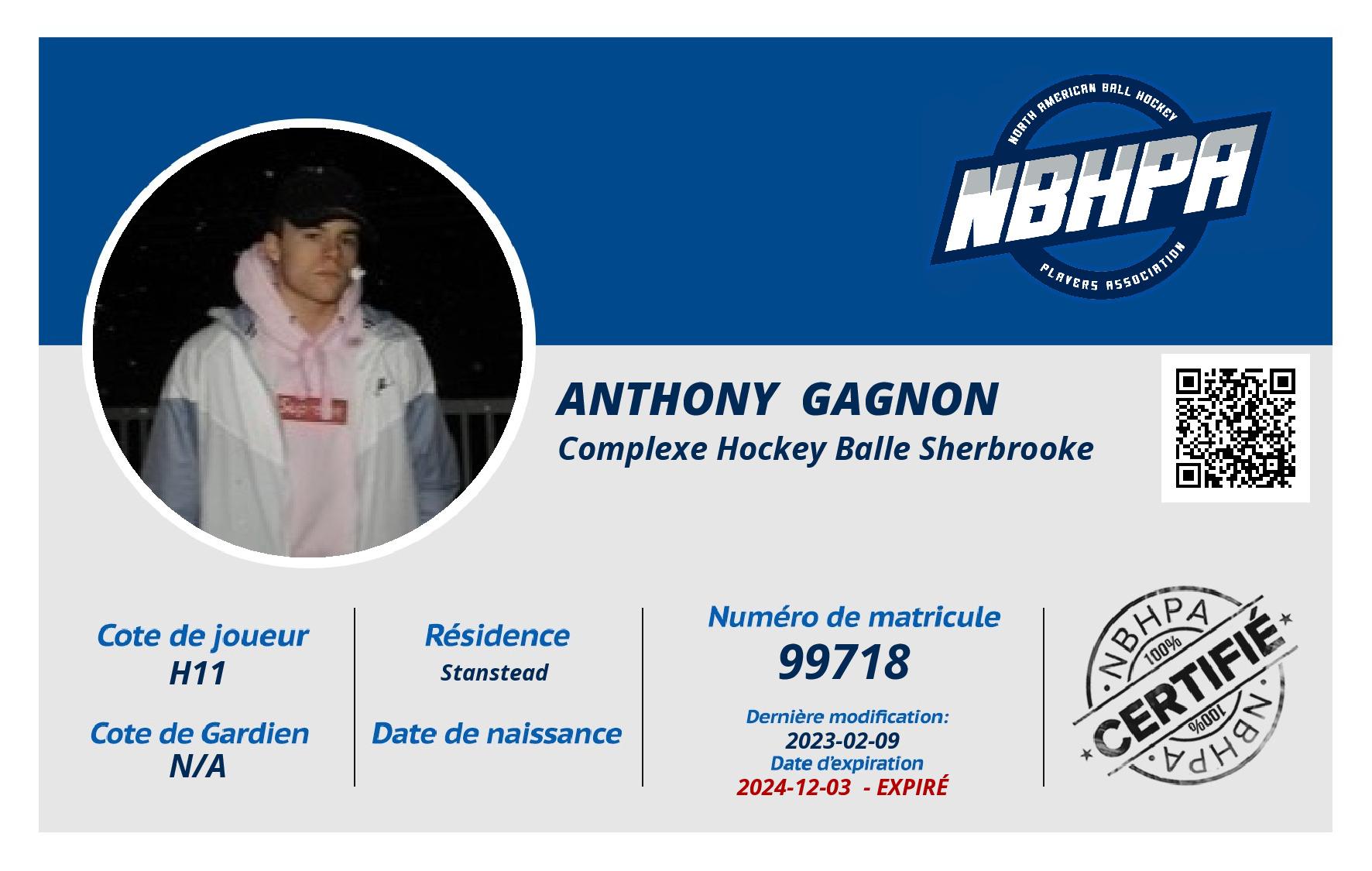 Anthony  Gagnon 