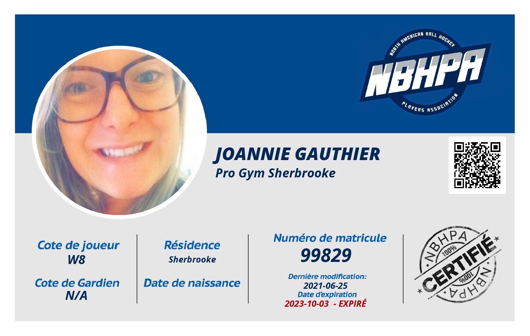 Joannie Gauthier