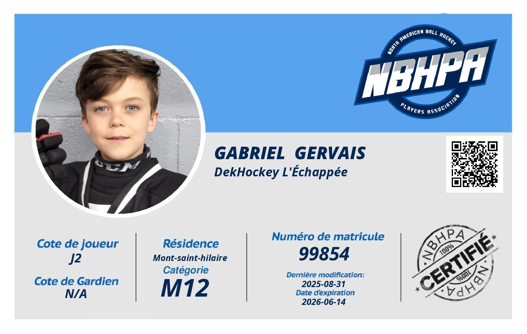 Gabriel  Gervais 