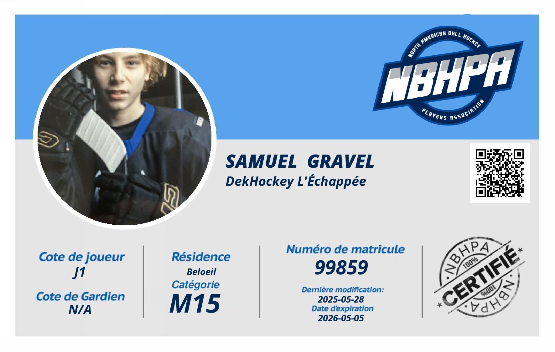 Samuel  Gravel