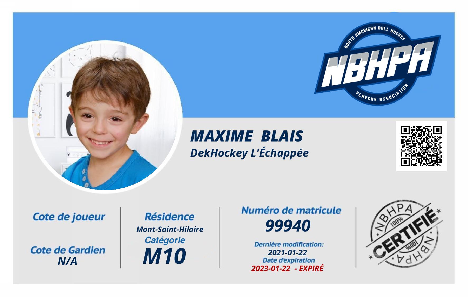 Maxime  Blais