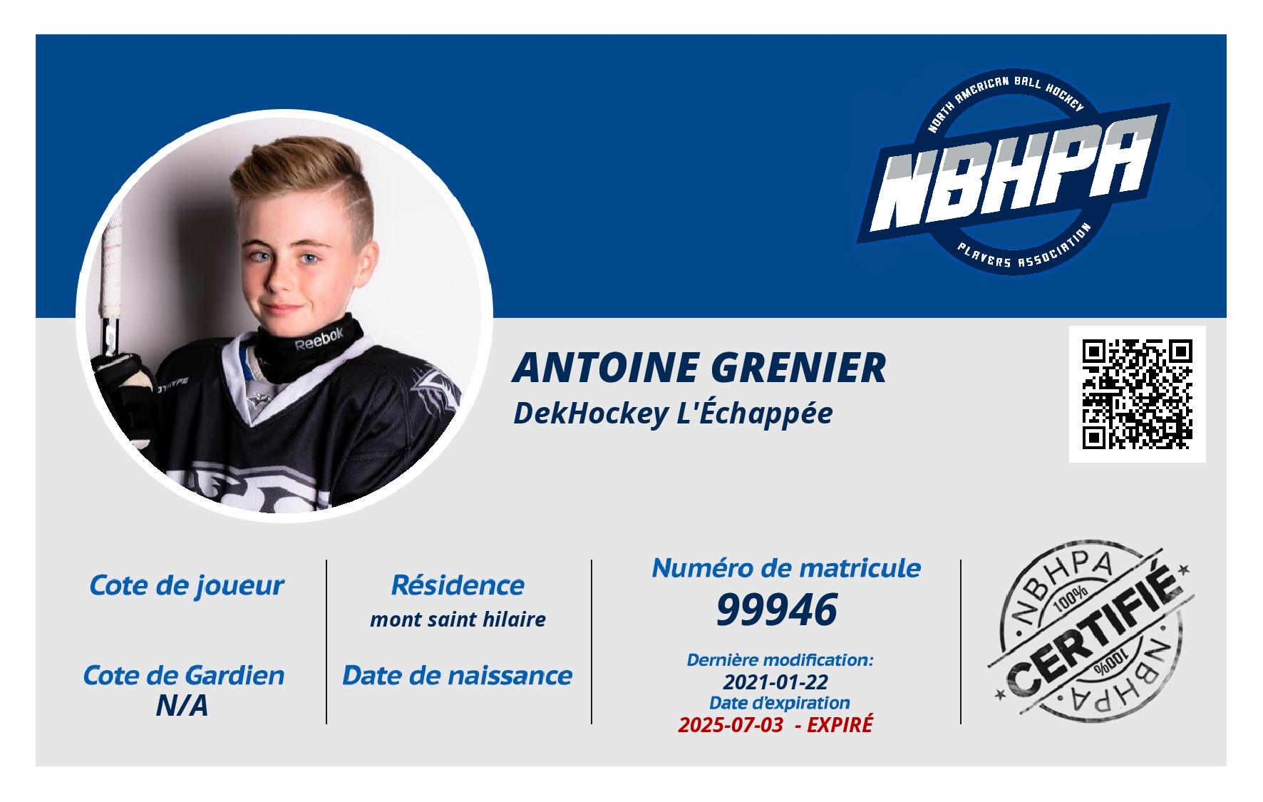Antoine grenier