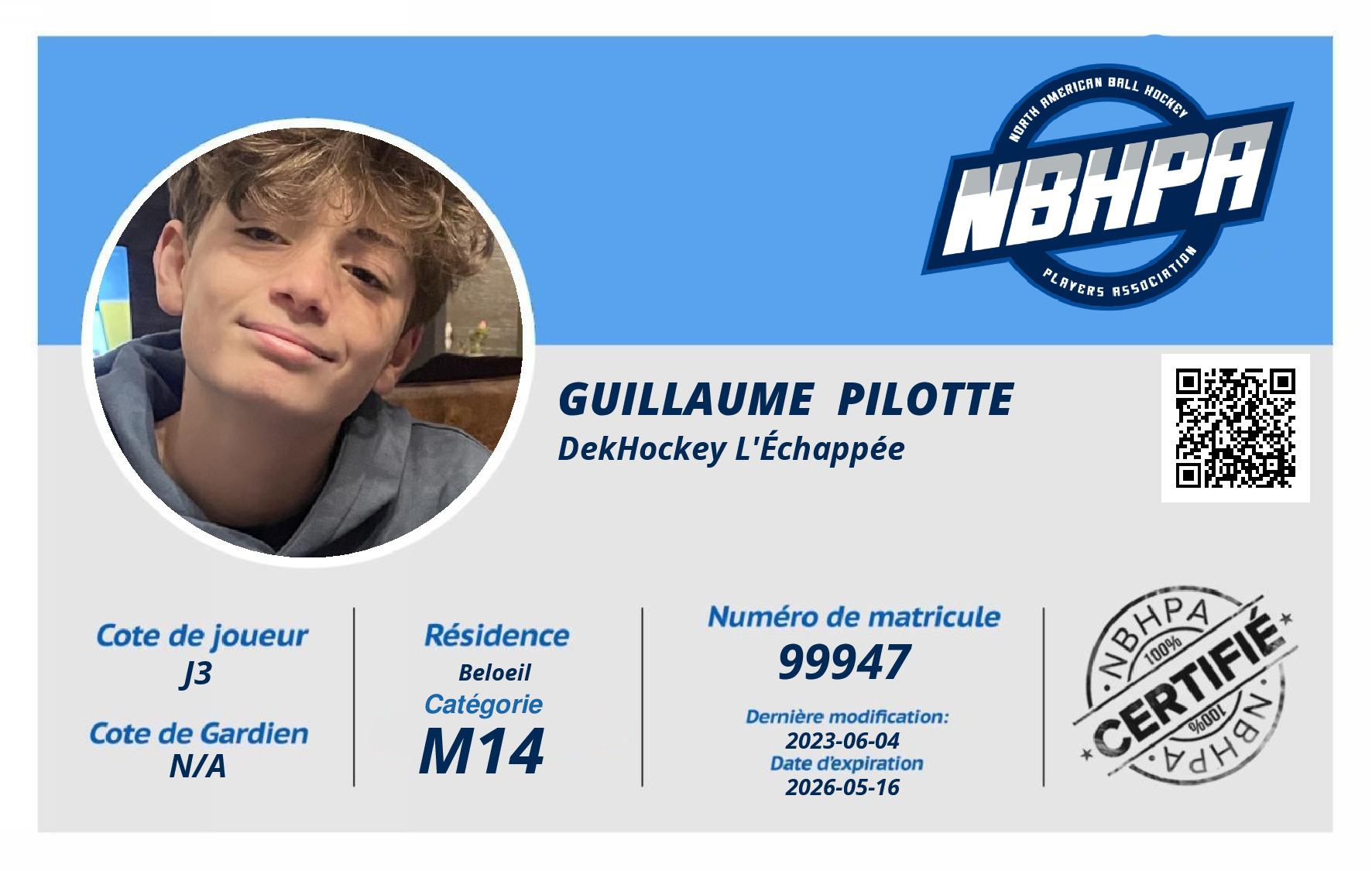 Guillaume  Pilotte 