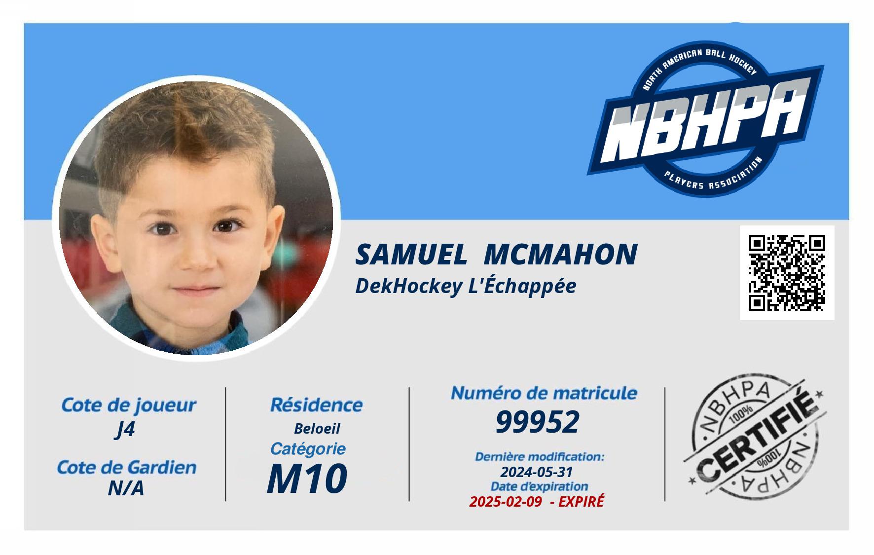 Samuel  McMahon