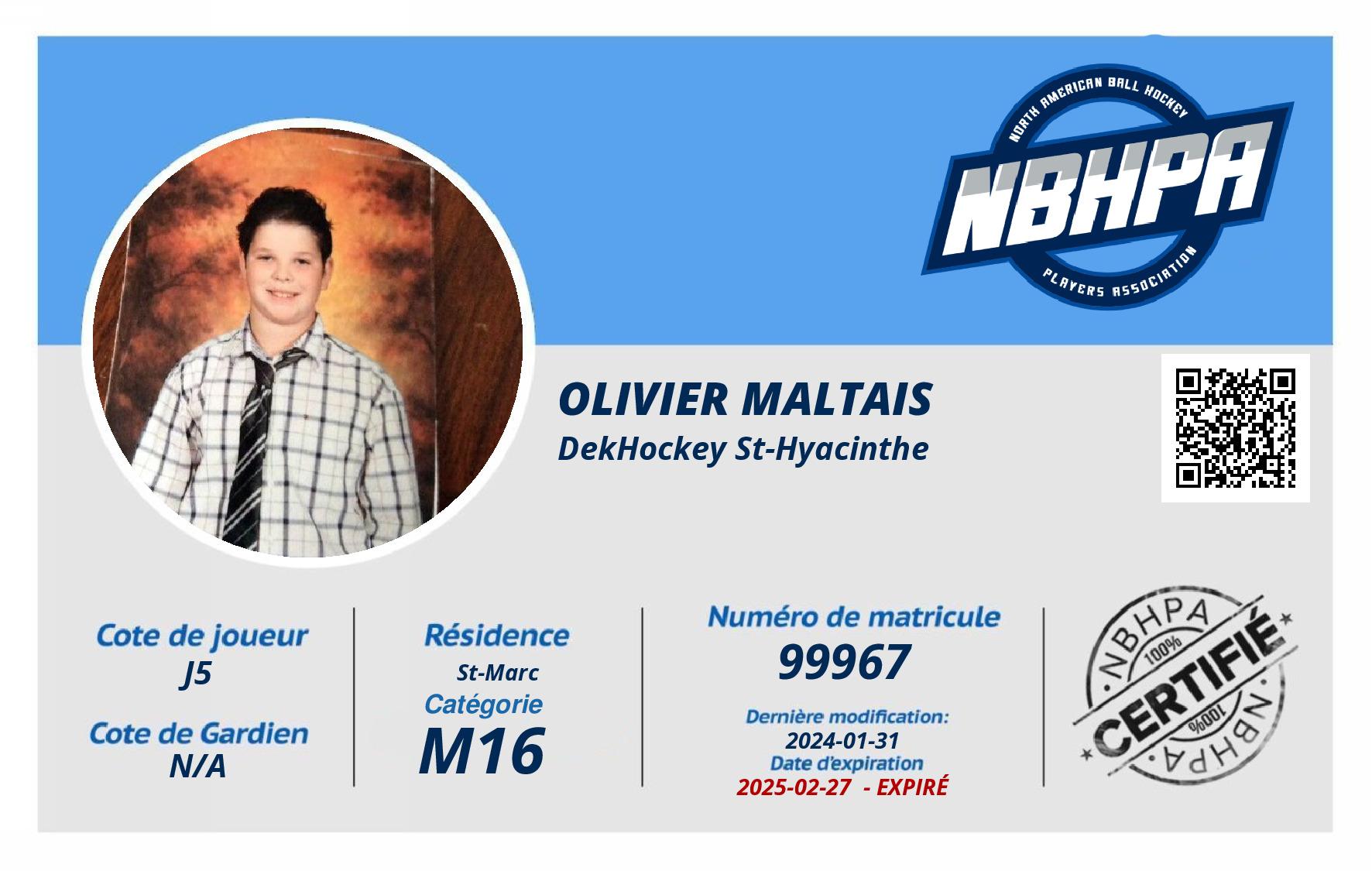 Olivier Maltais
